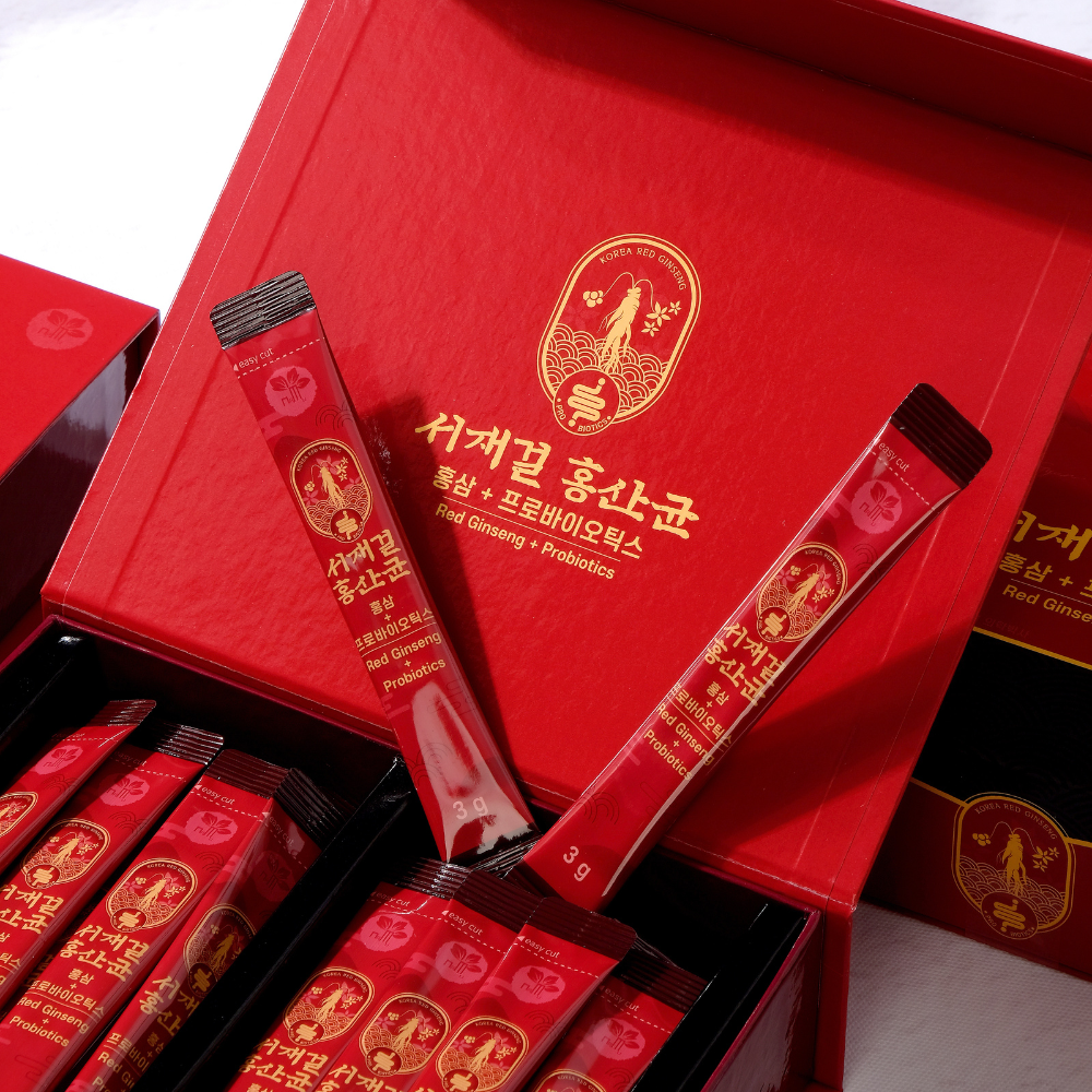 Dr. Seo's Ginsella - Red Ginseng Probiotics Yakult Flavor 1 BOX (30 Sticks / 30-Day Supply)