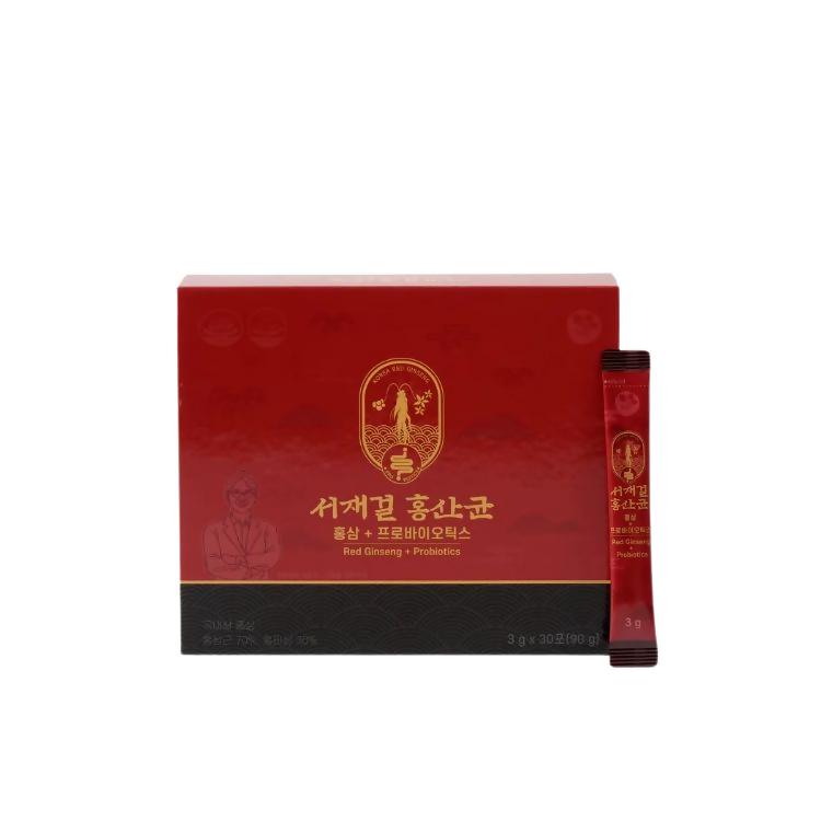 Dr. Seo's Ginsella - Red Ginseng Probiotics Yakult Flavor 1 BOX (30 Sticks / 30-Day Supply)